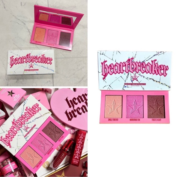 Jeffree Star Heartbreaker Skin Frost Highlighter Palette - Picture 1 of 14